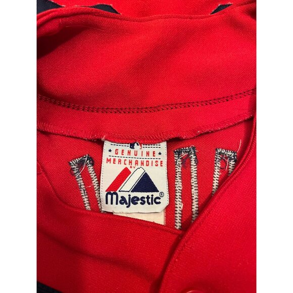 Curt Schilling Red Sox #38 Red Majestic Jersey Mens Size L Genuine MLB - Picture 6 of 7